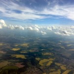 schönes Wetter zum Fallschirmspringen über Gera