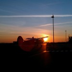 Sonnenuntergang mit Antonow