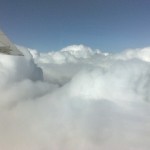 Wolkenbildung zum Skydiven in Gera